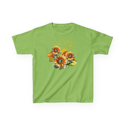 Sunflowers Kids Heavy Cotton™ Tee, spring, summer
