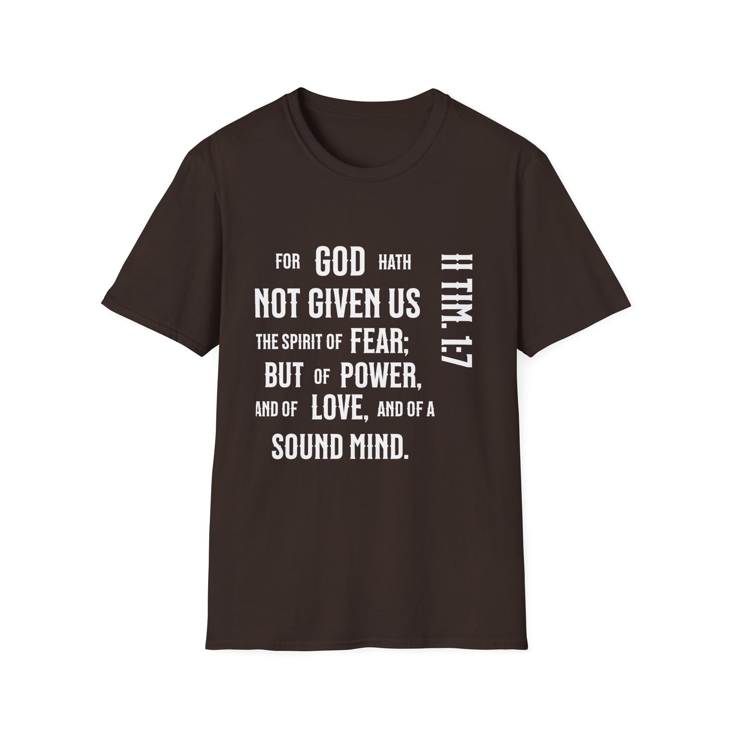 No Fear II Timothy 4:20, Unisex Softstyle T-Shirt - 2
