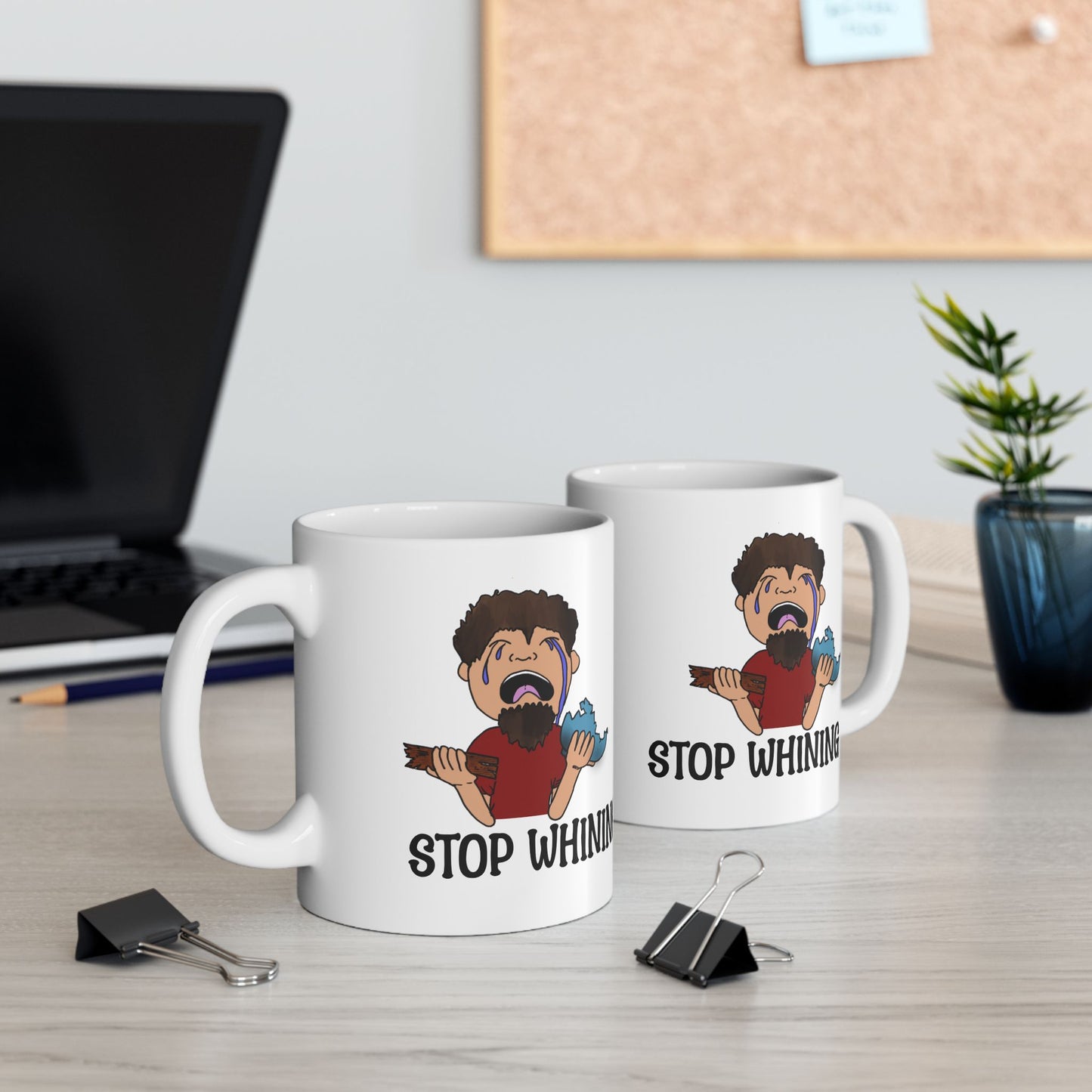 Be Thankful-Stop Whining Coffee Mug, 11oz and 15oz, birthday gift, fun gift, reminder