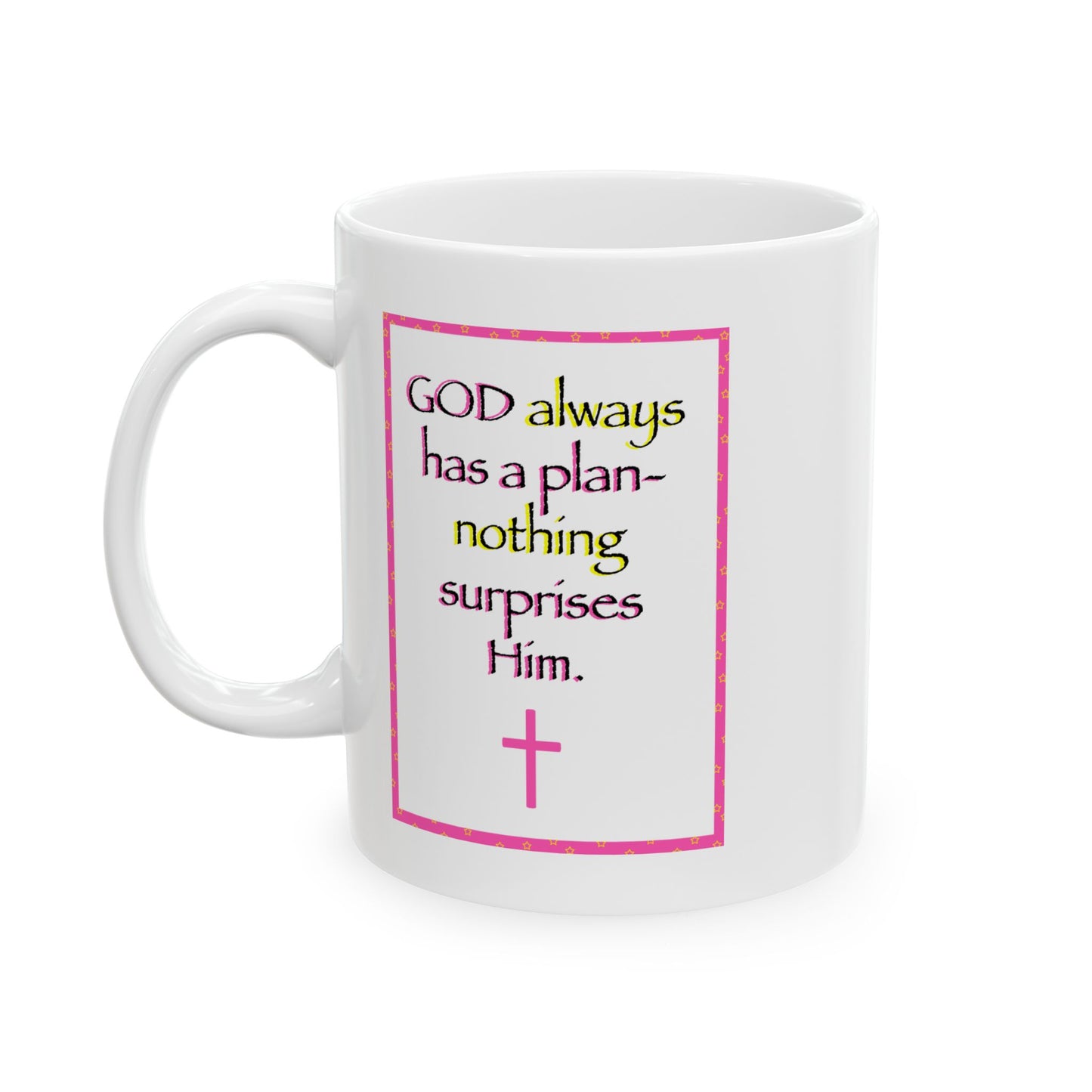 God Has a Plan Mug (pink), Faith gift, Encouragement gift, Birthday