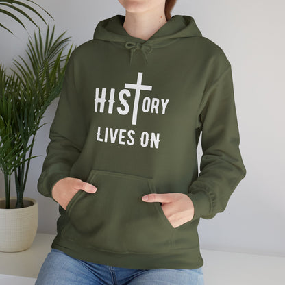 HIStory Lives On, Unisex Heavy Blend™ Hooded Sweatshirt