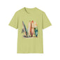 Surfing Vibes Unisex Softstyle T-Shirt - Beachy Graphic Tee