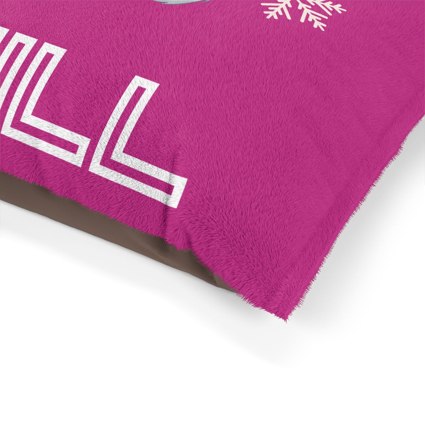 Chill with Polar Bear Pet Bed, Pink
