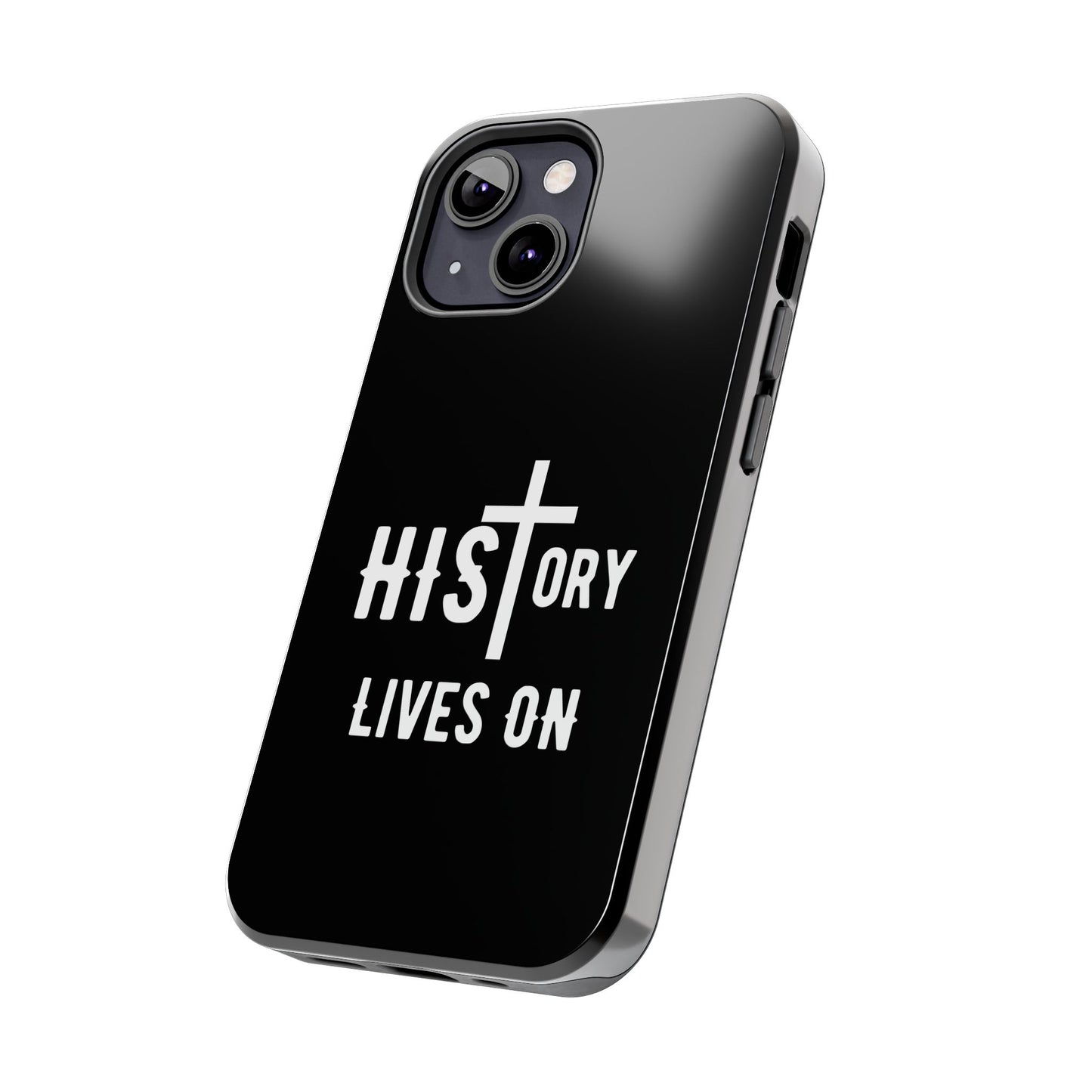 HIStory Lives On, Phone Cases - black & white
