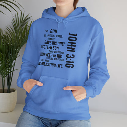 John 3:16 Unisex Heavy Blend™ Hooded Sweatshirt