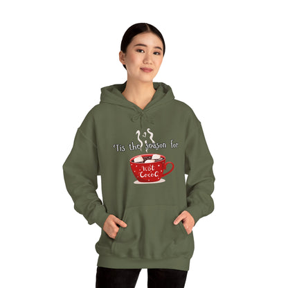 'Tis the Season for Hot Cocoa Unisex Heavy Blend™ Hooded Sweatshirt