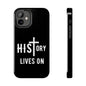 HIStory Lives On, Phone Cases - black & white