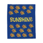 Sunflower Sunshine Velveteen Plush Blanket
