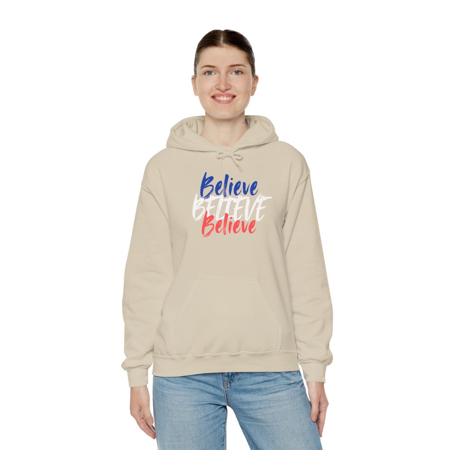 Inspirational 'Believe' Unisex Heavy Blend™ Hooded Sweatshirt