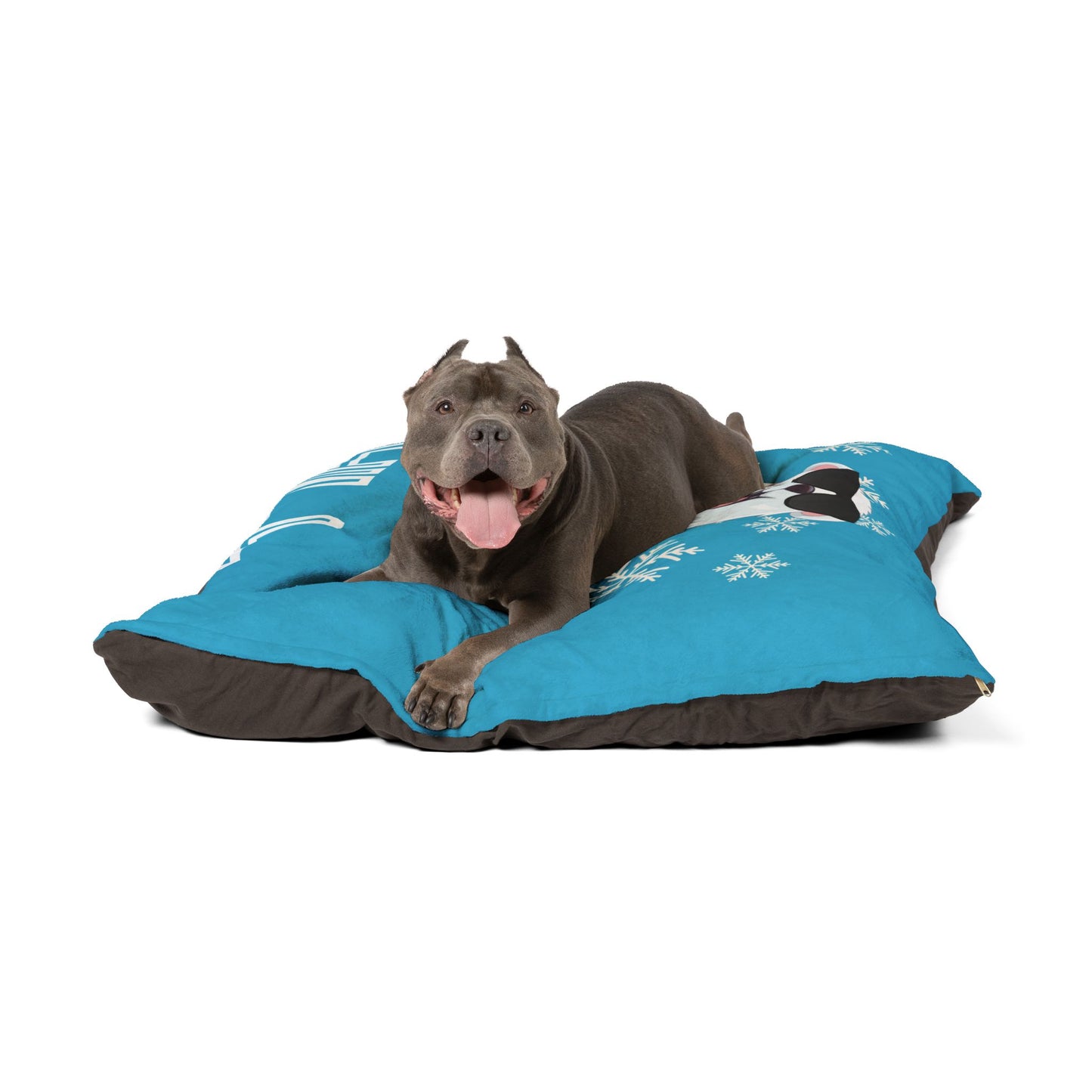 Chill with Polar Bear Pet Bed, Turquoise